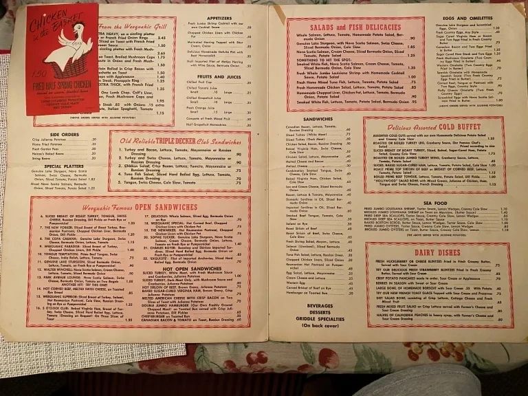 Weequahic Diner Menu