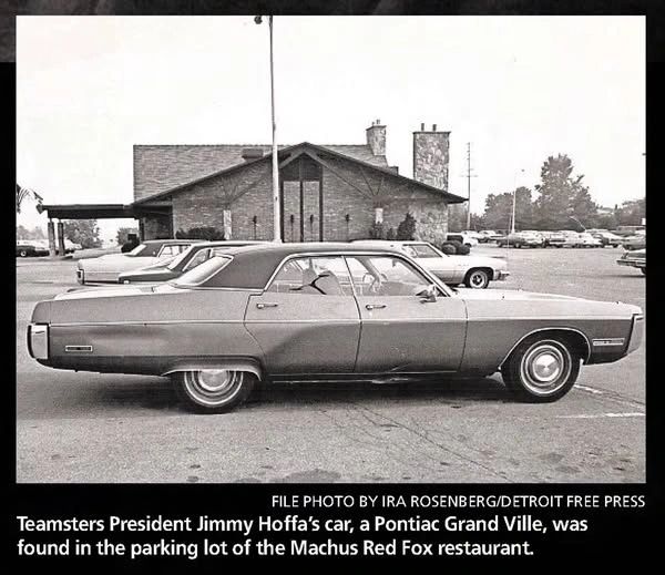 Jimmy Hoffa's Car Last Seen in This Location